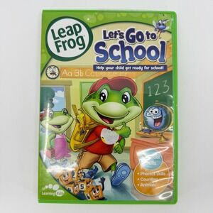 LeapFrog Let's Go to School DVD 2009 Preschool Phonics Counting Educational Kids